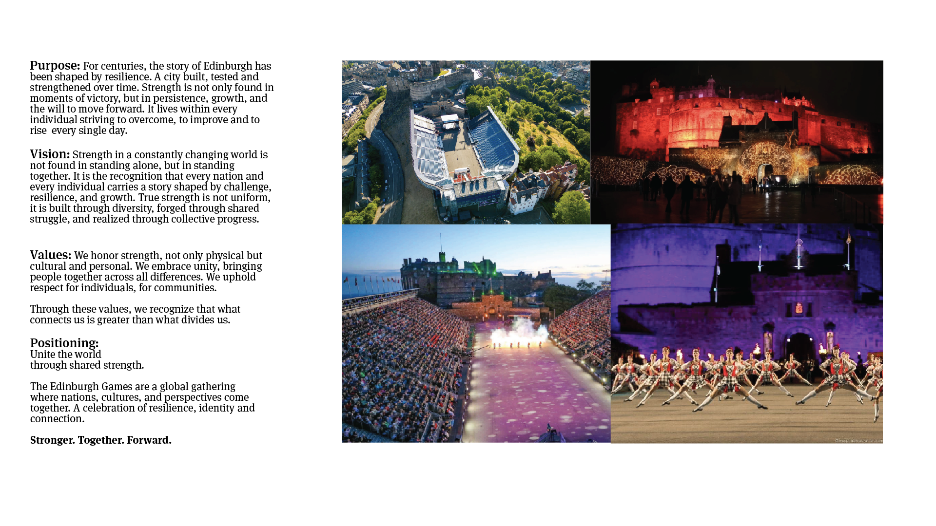 Olympic identity design framework